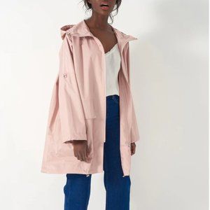 LILAC/LAVENDER - OVERSIZED PACKABLE RAINCOAT